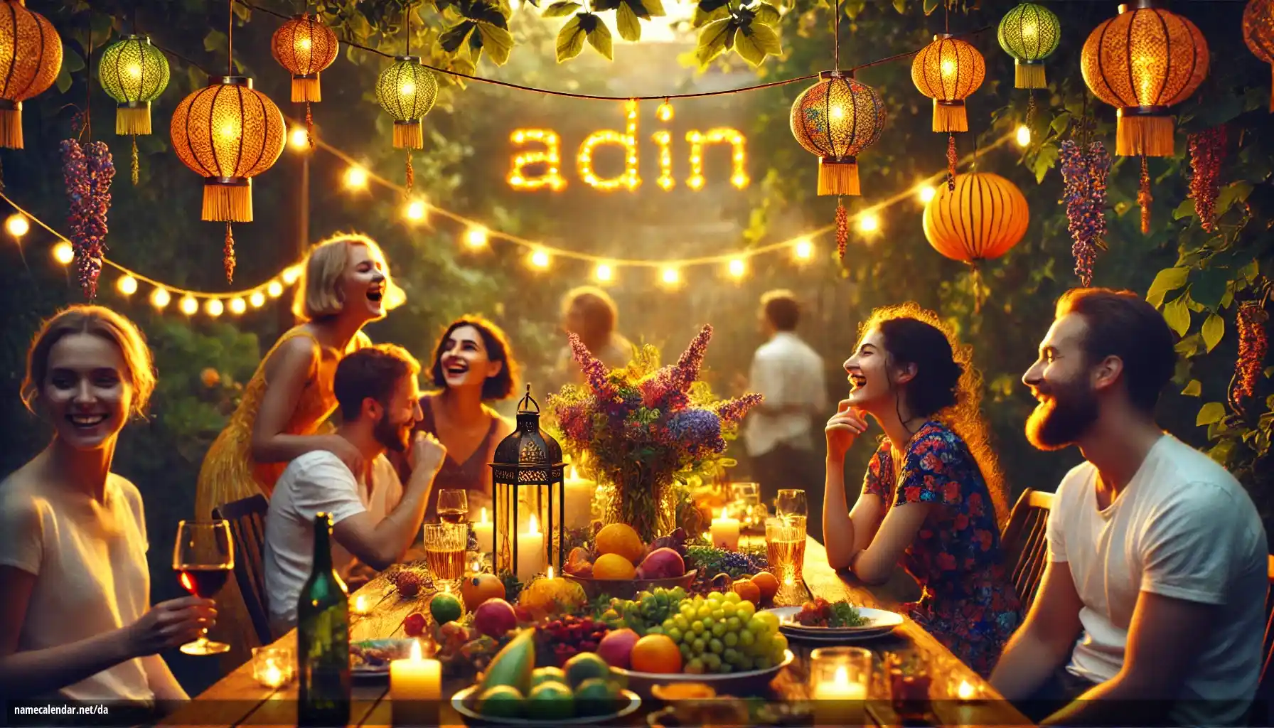Fejring af navnedag og navn - Adin