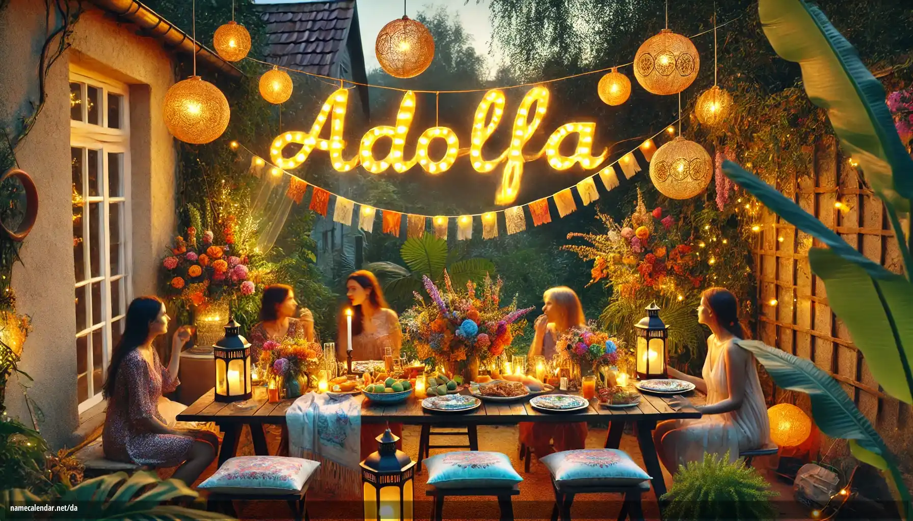 Fejring af navnedag og navn - Adolfa