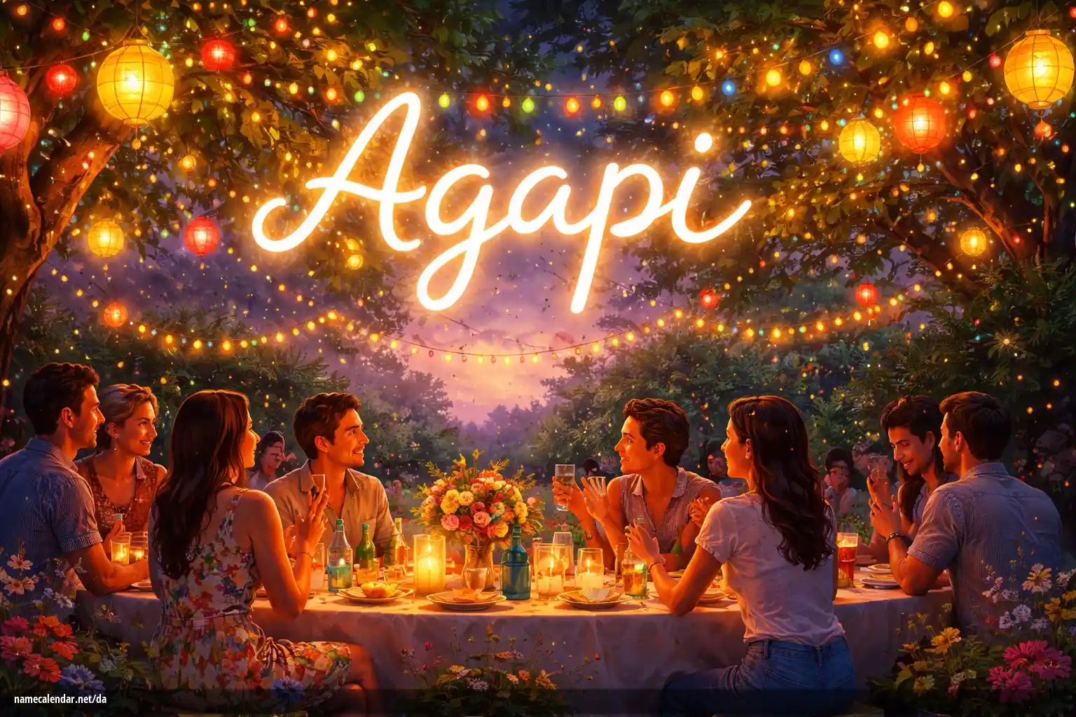 Fejring af navnedag og navn - Agapi