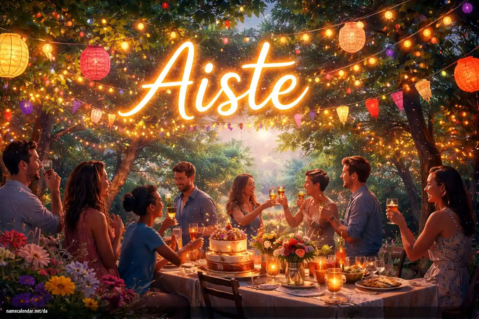 Fejring af navnedag og navn - Aiste