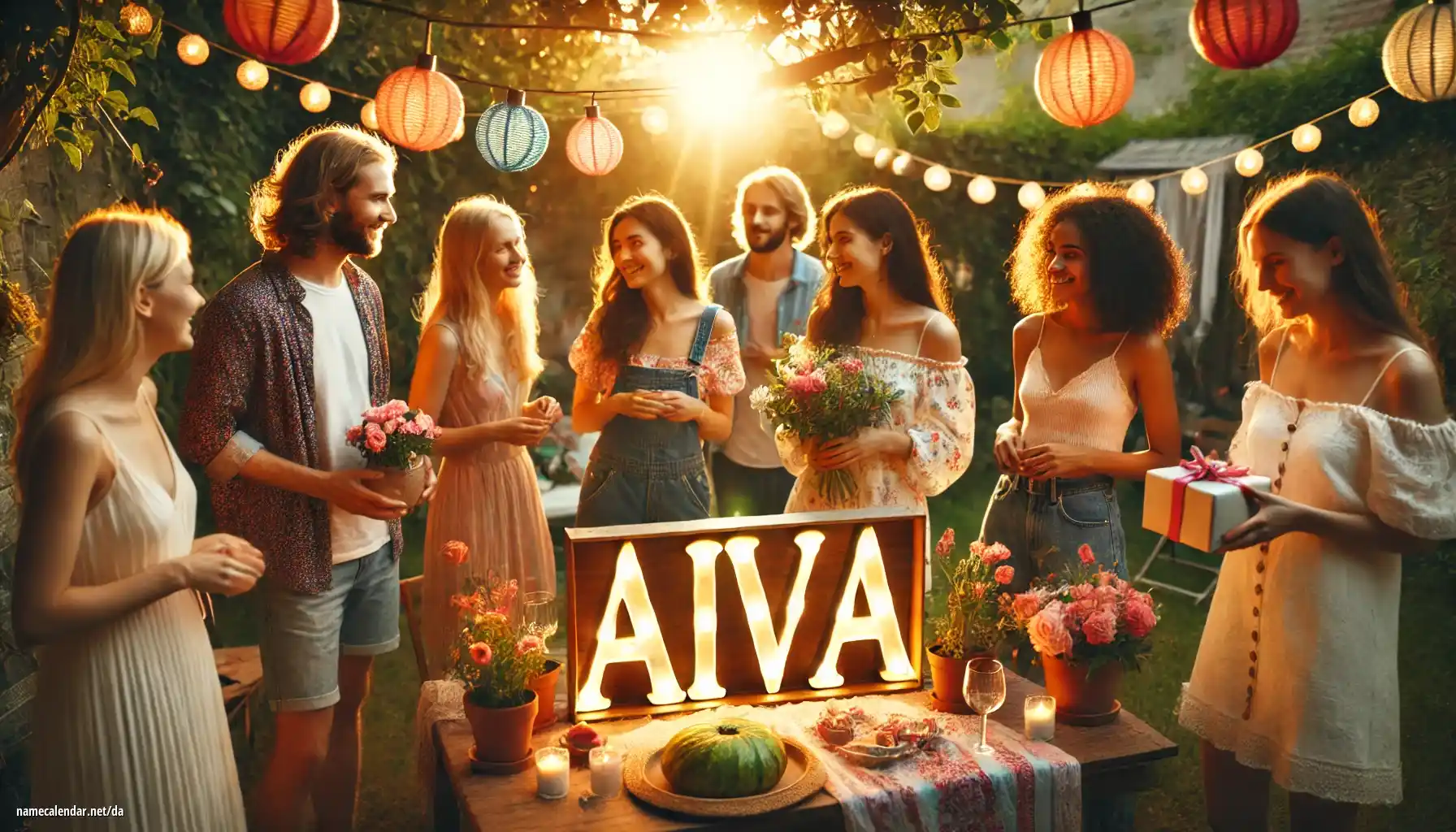 Fejring af navnedag og navn - Aiva