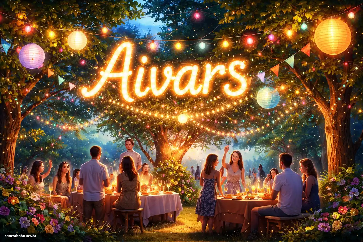 Fejring af navnedag og navn - Aivars