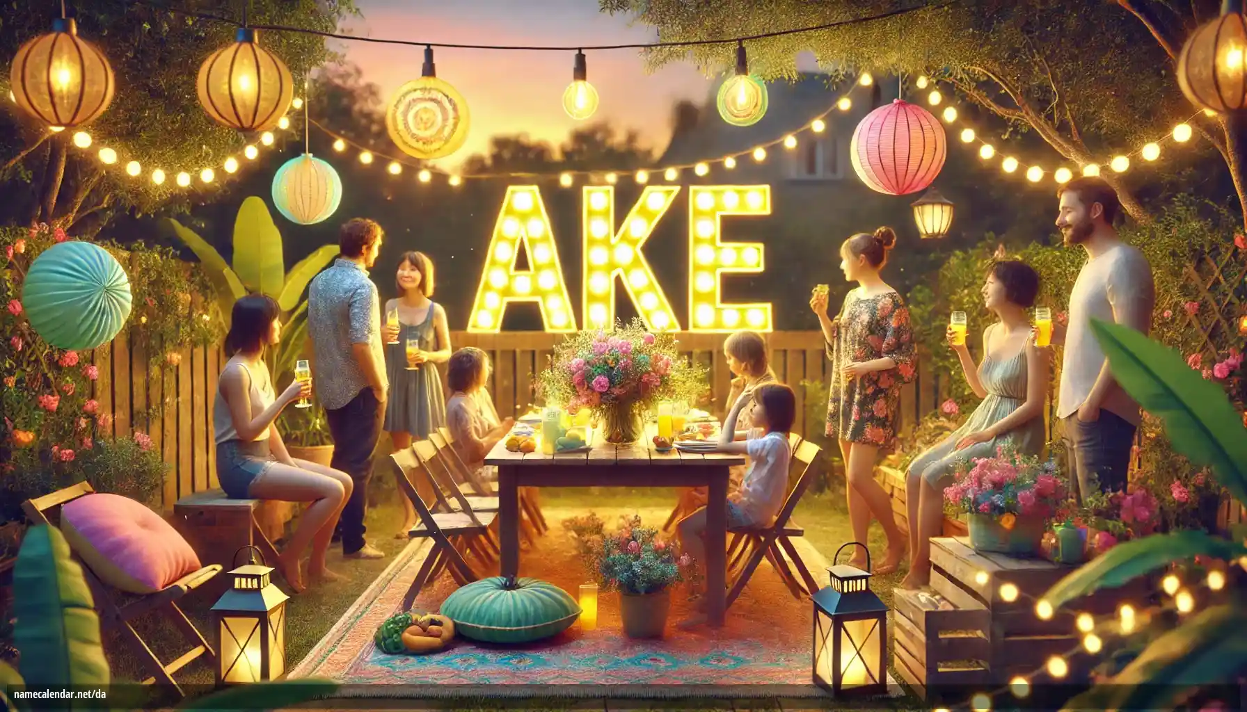 Fejring af navnedag og navn - Ake