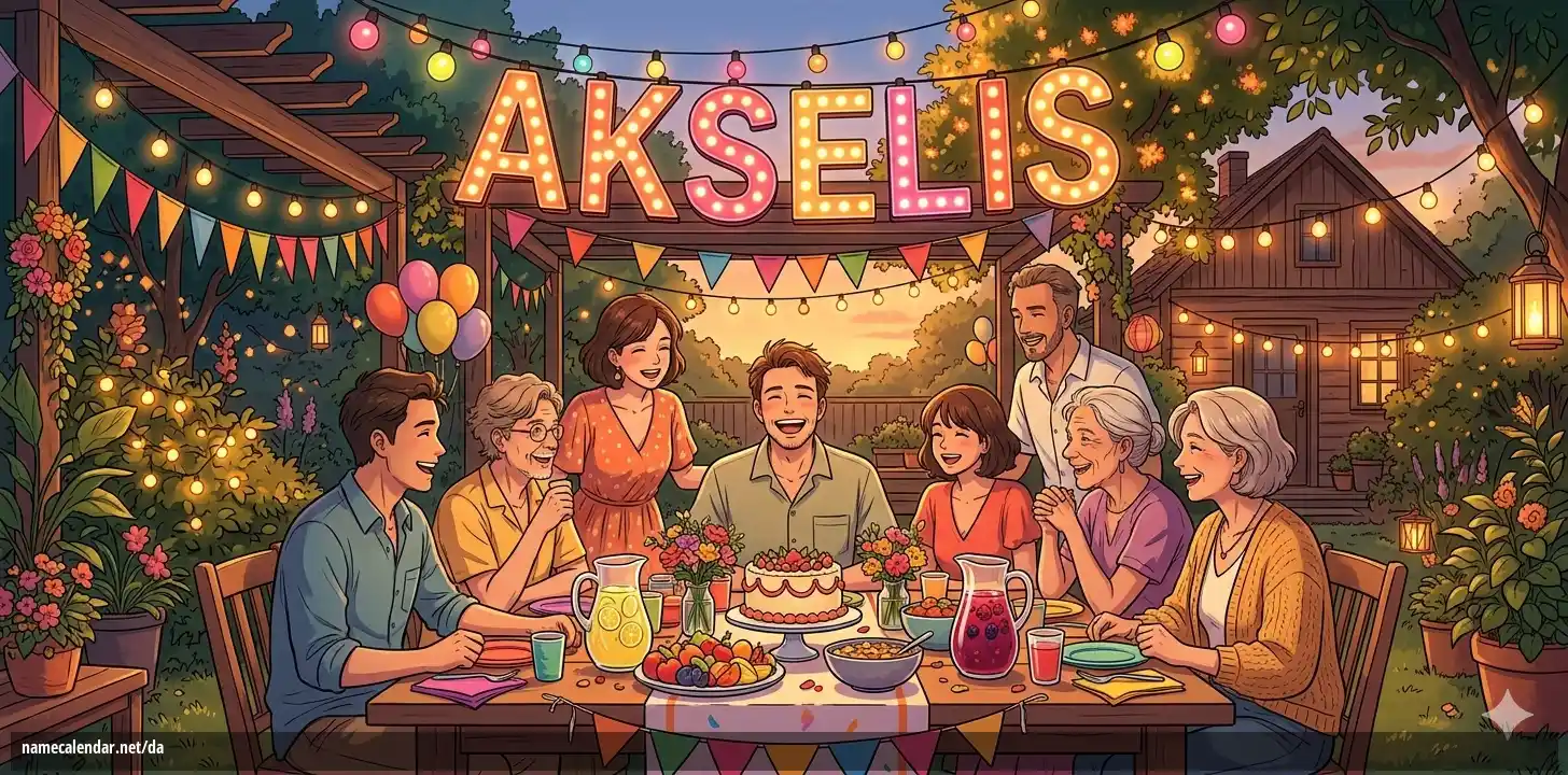 Fejring af navnedag og navn - Akselis