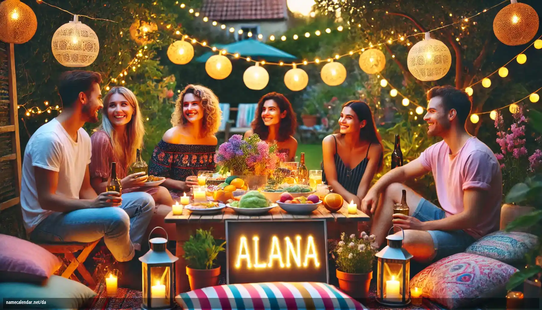 Fejring af navnedag og navn - Alana