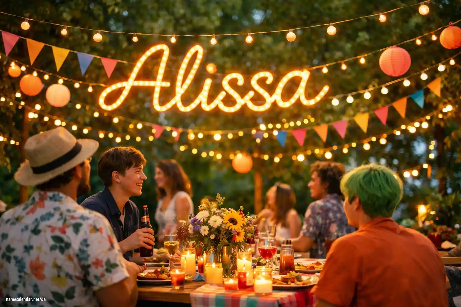 Fejring af navnedag og navn - Alissa