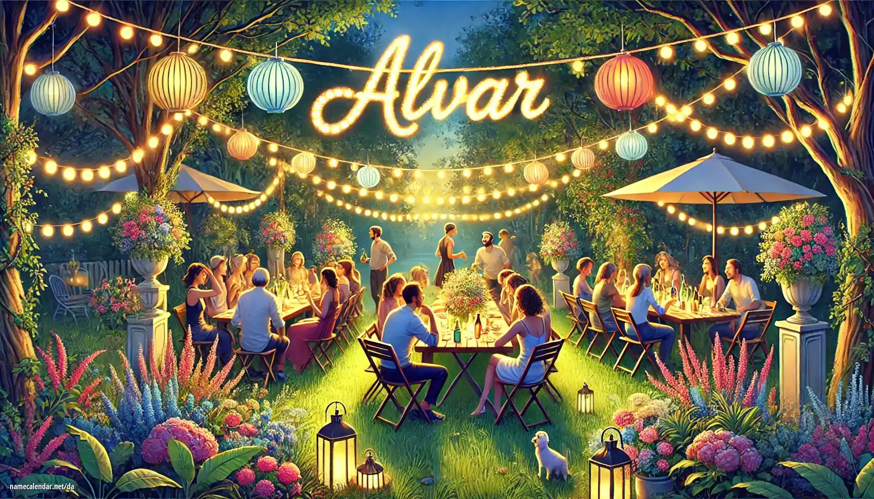 Fejring af navnedag og navn - Alvar