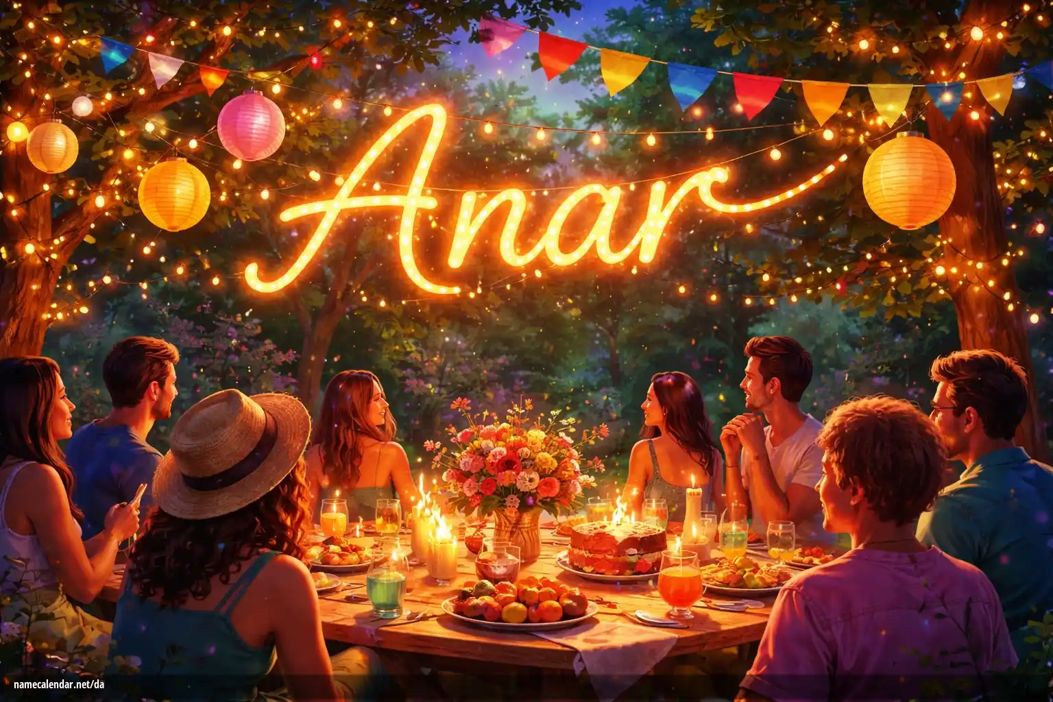 Fejring af navnedag og navn - Anar