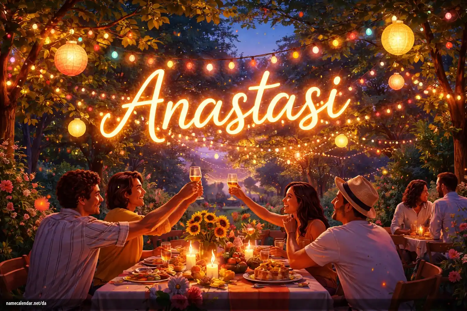 Fejring af navnedag og navn - Anastasi