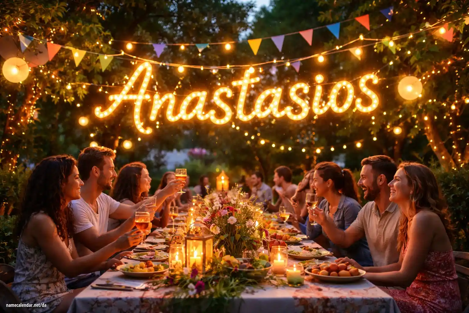 Fejring af navnedag og navn - Anastasios