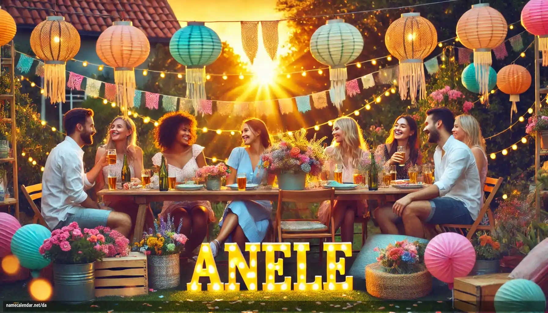 Fejring af navnedag og navn - Anele