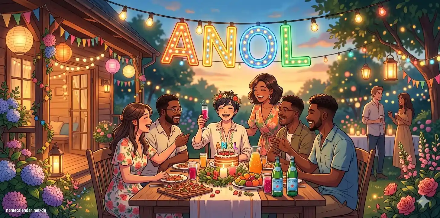 Fejring af navnedag og navn - Anol