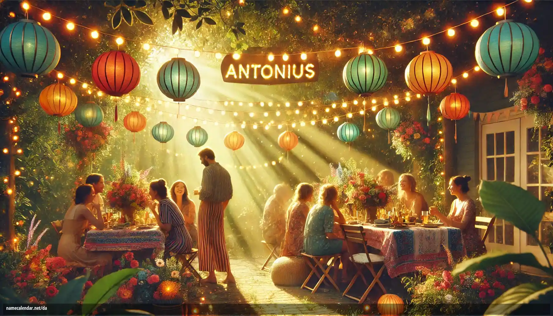 Fejring af navnedag og navn - Antonius