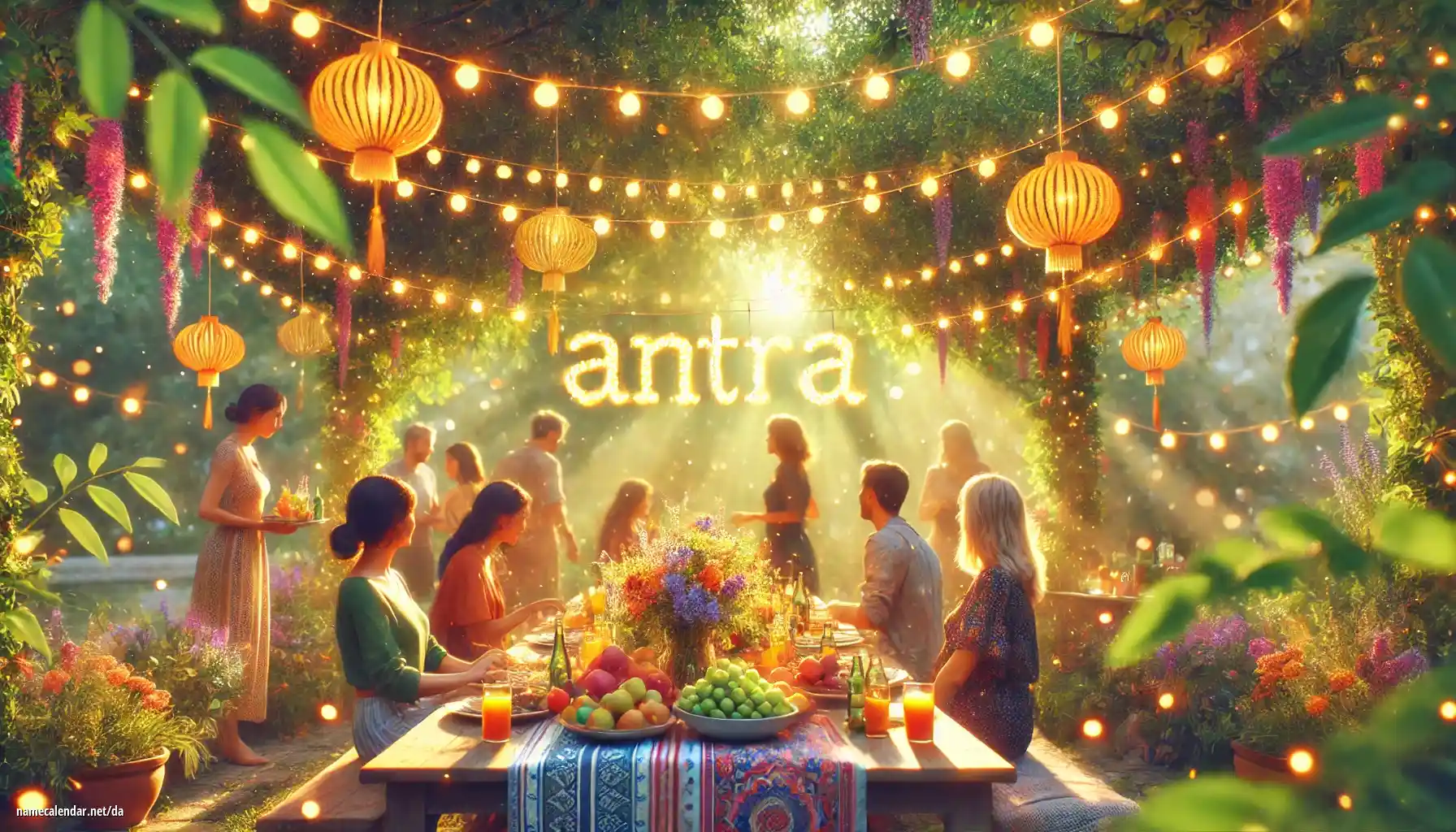 Fejring af navnedag og navn - Antra