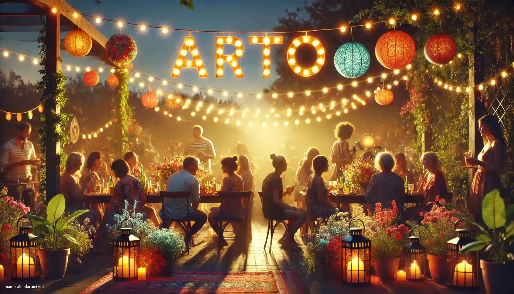 Fejring af navnedag og navn - Arto