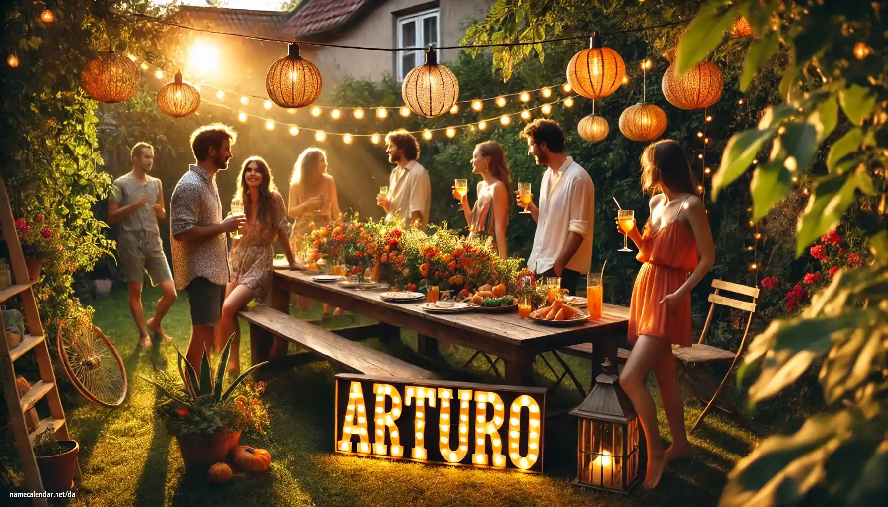 Fejring af navnedag og navn - Arturo