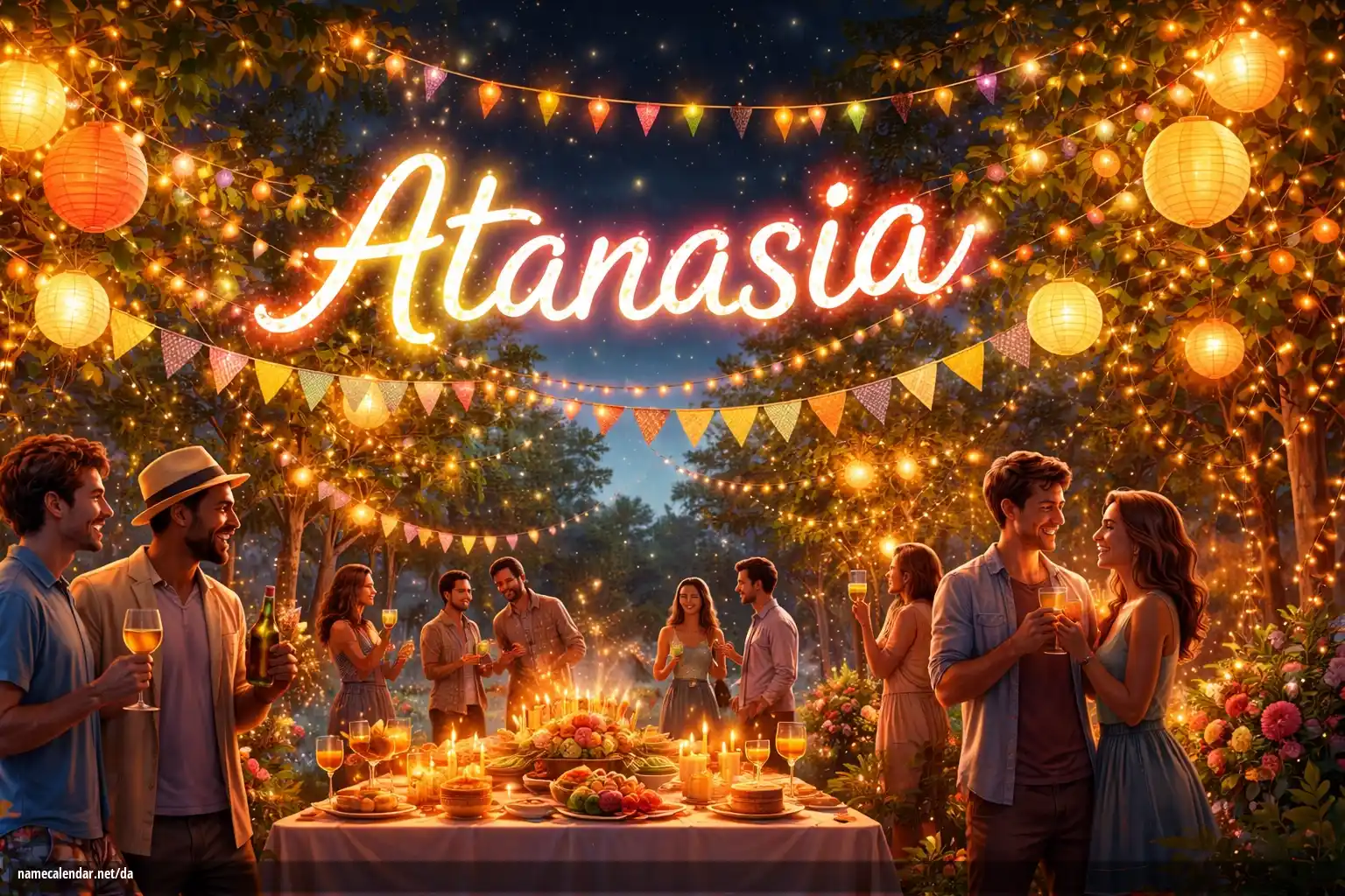 Fejring af navnedag og navn - Atanasia