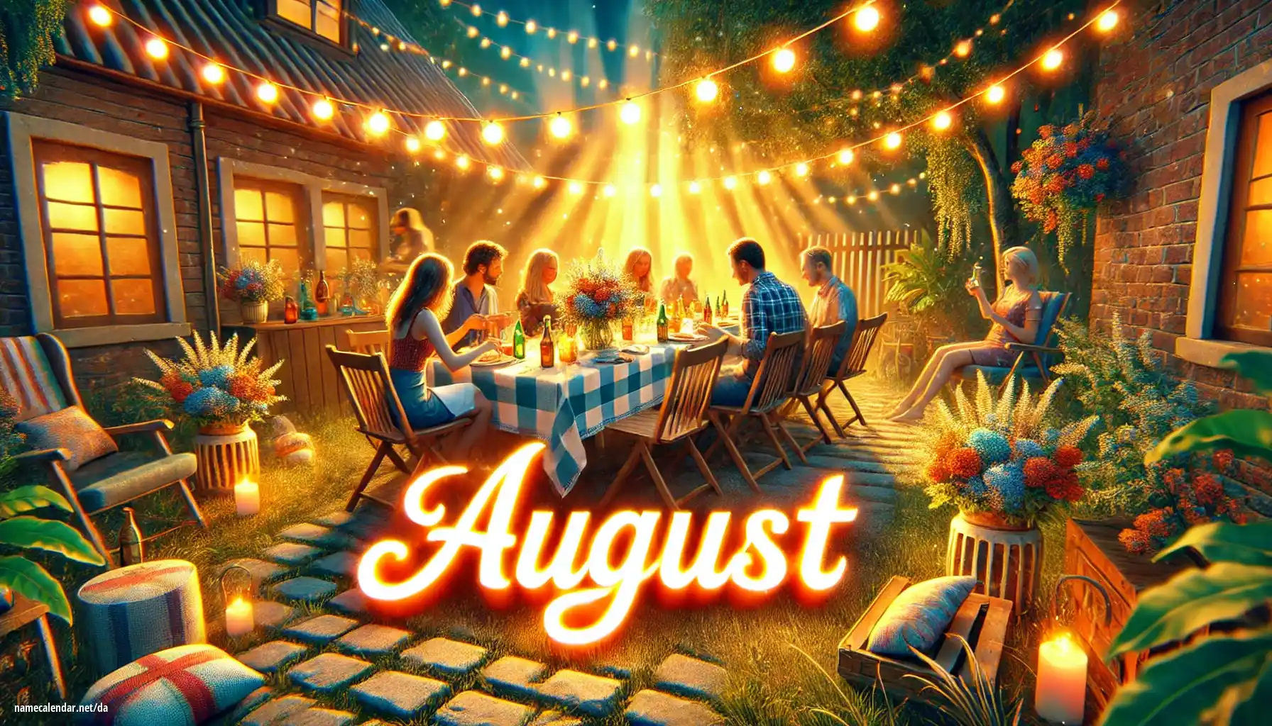 Fejring af navnedag og navn - August