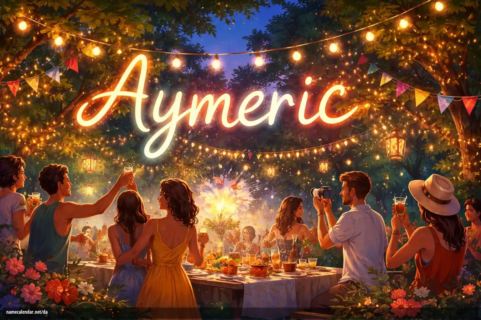 Fejring af navnedag og navn - Aymeric