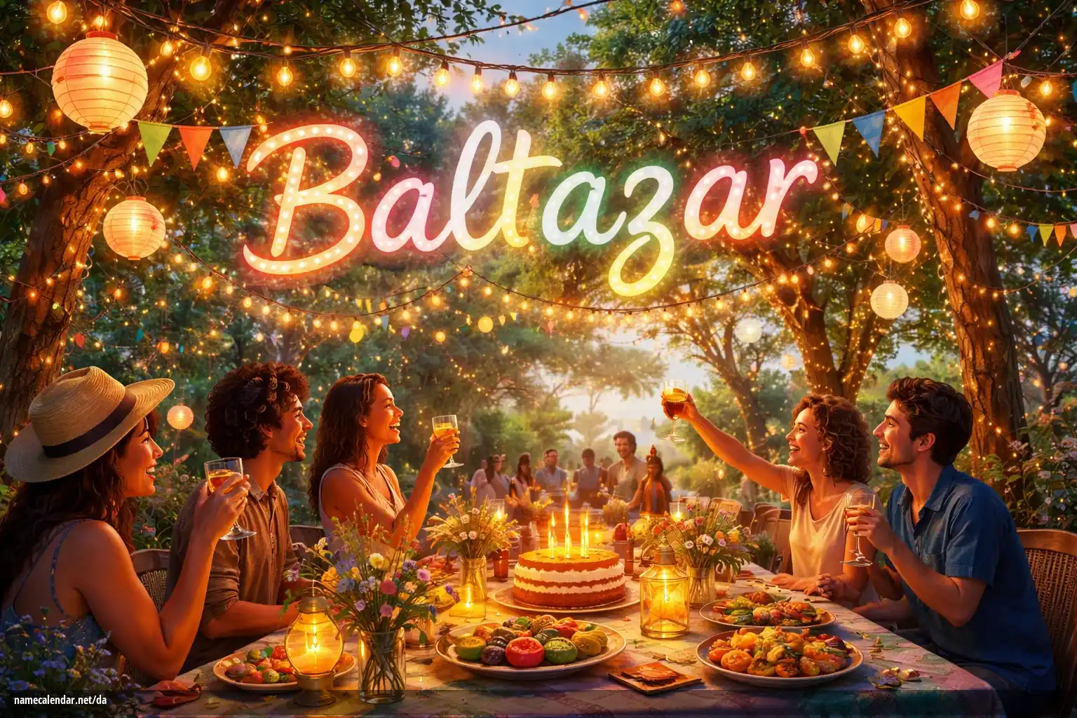 Fejring af navnedag og navn - Baltazar