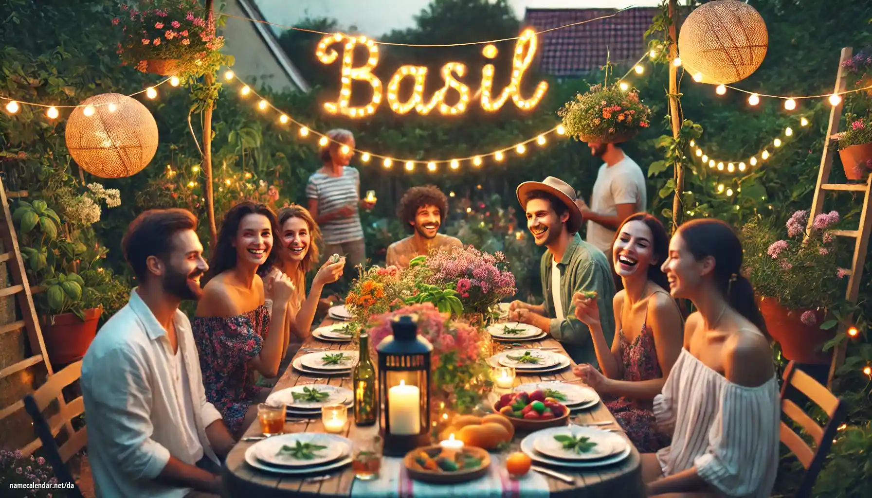 Fejring af navnedag og navn - Basil