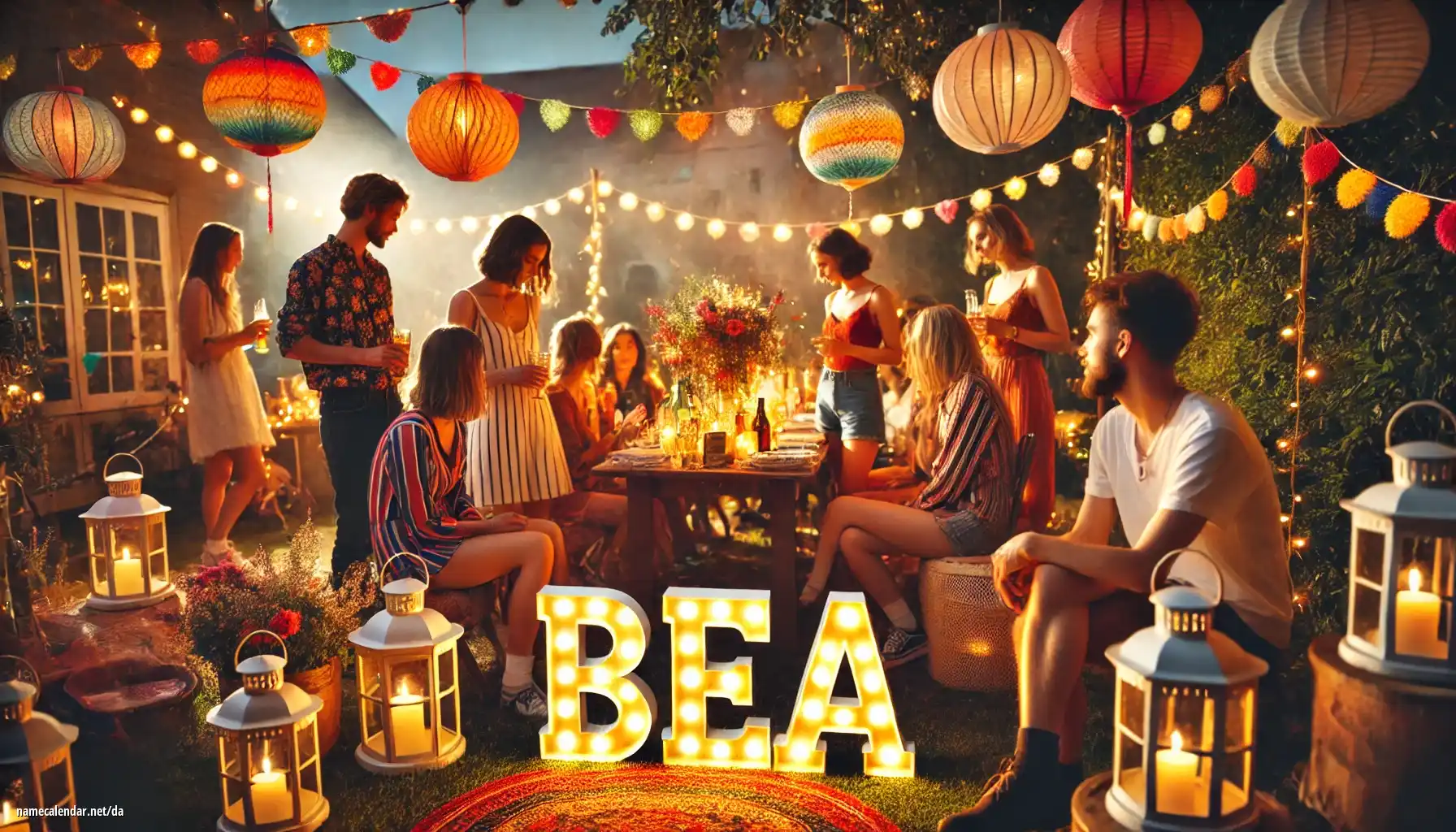 Fejring af navnedag og navn - Bea