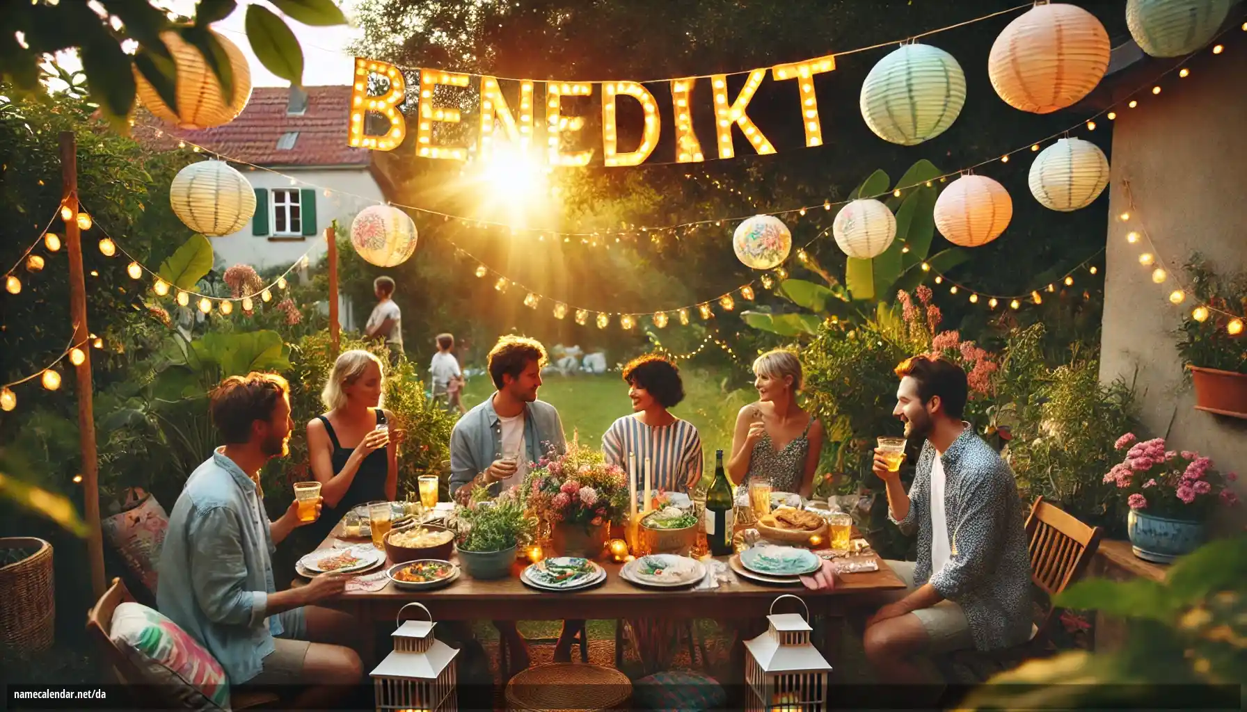 Fejring af navnedag og navn - Benedikt