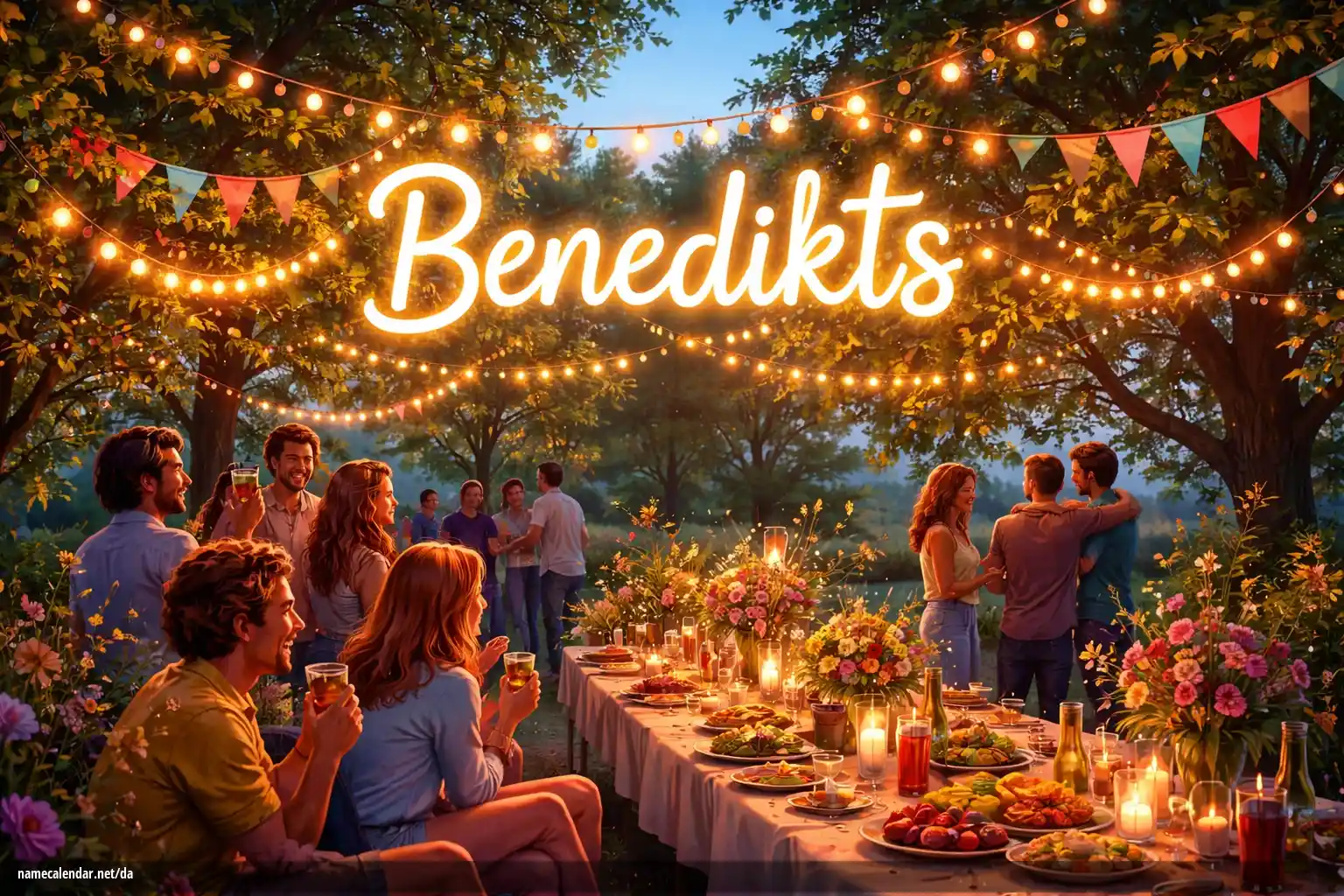 Fejring af navnedag og navn - Benedikts