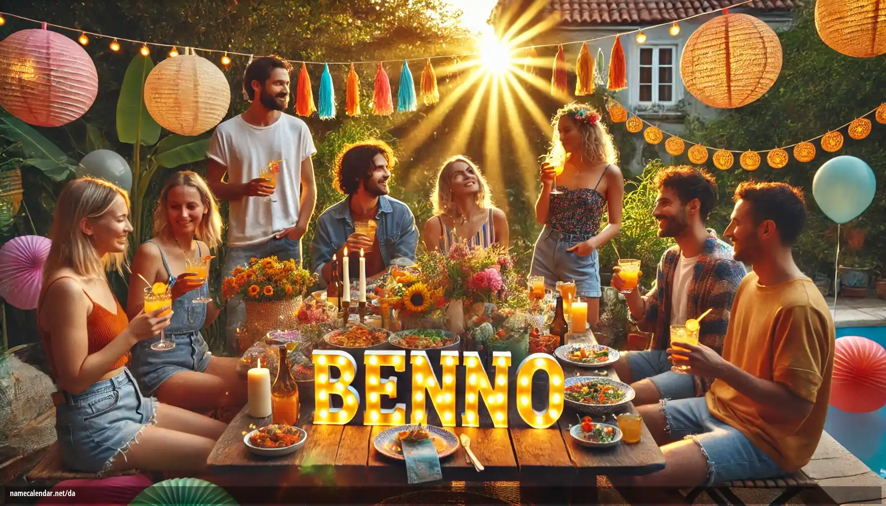 Fejring af navnedag og navn - Benno