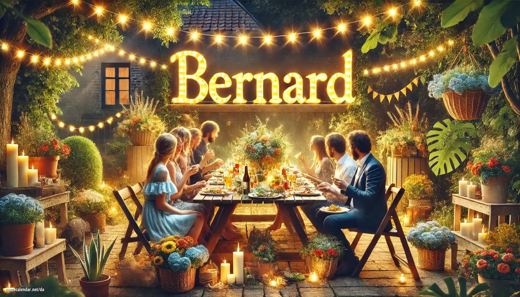 Fejring af navnedag og navn - Bernard