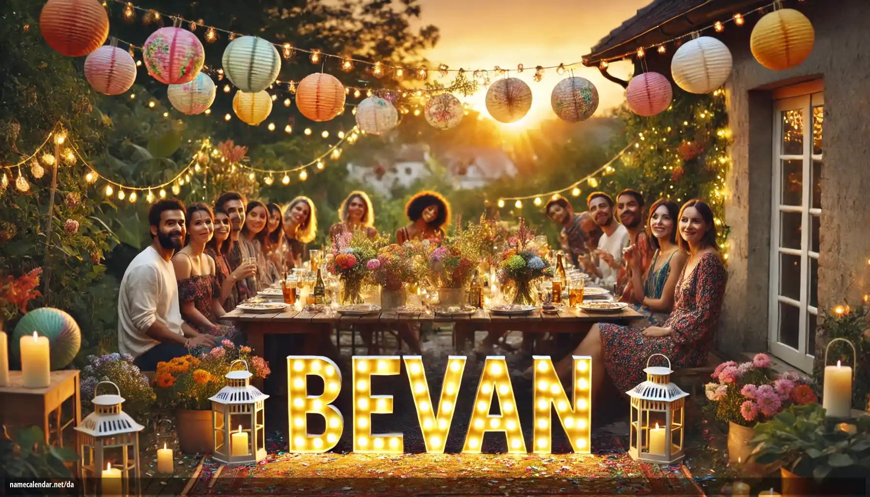 Fejring af navnedag og navn - Bevan