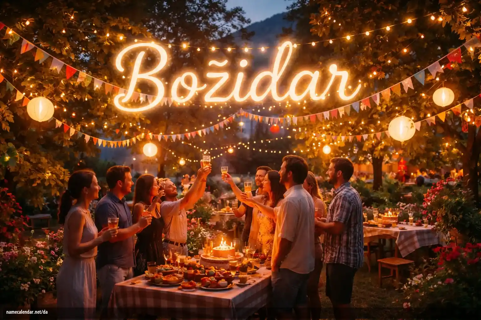 Fejring af navnedag og navn - Božidar