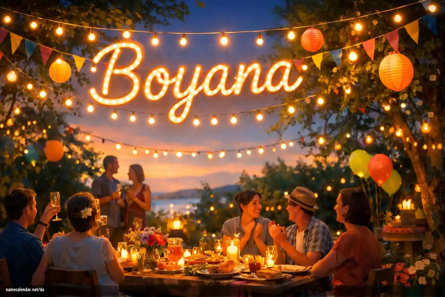 Fejring af navnedag og navn - Boyana