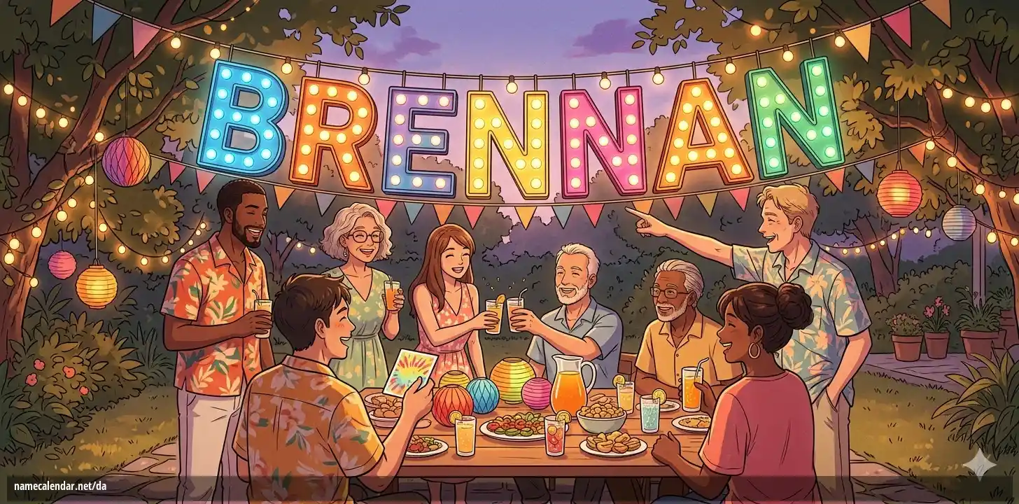 Fejring af navnedag og navn - Brennan