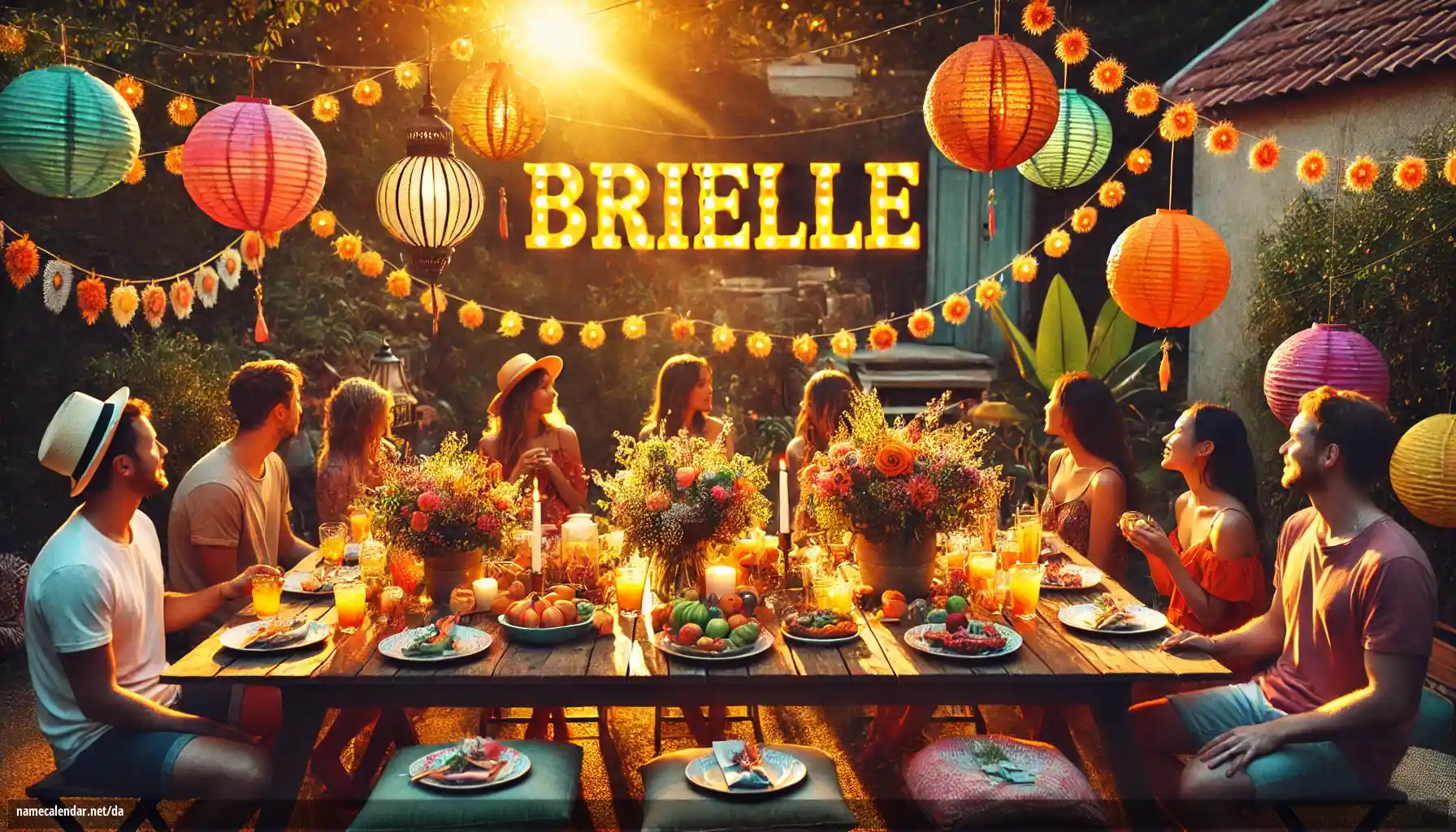 Fejring af navnedag og navn - Brielle