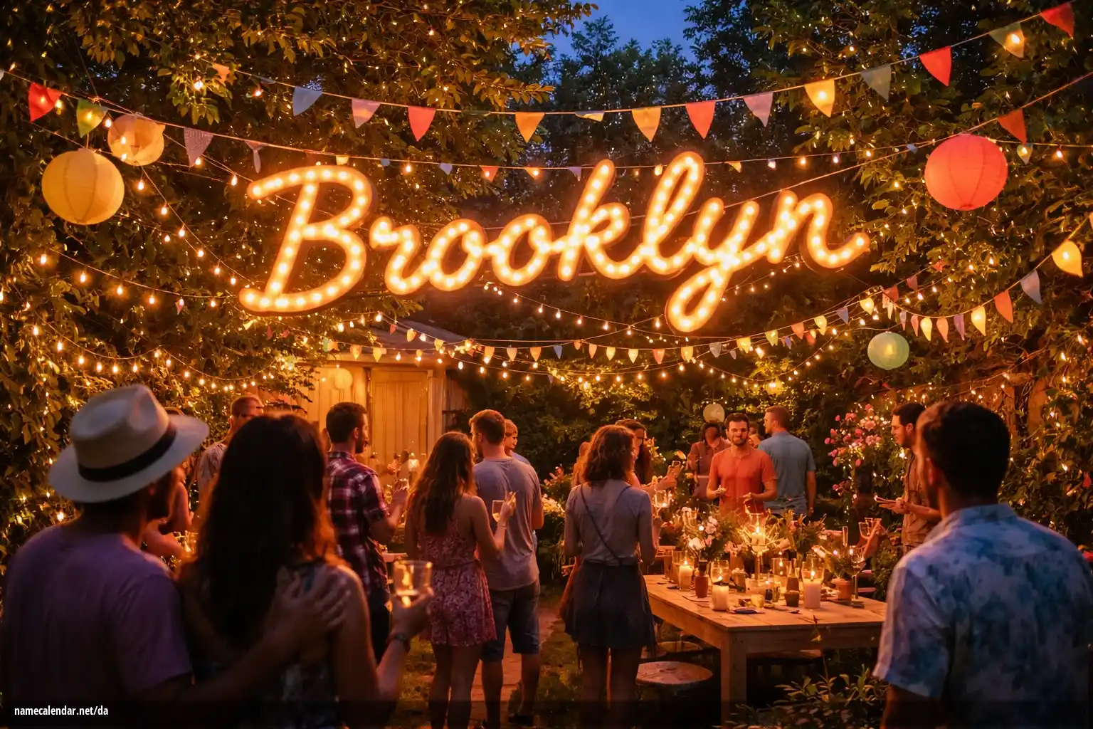 Fejring af navnedag og navn - Brooklyn