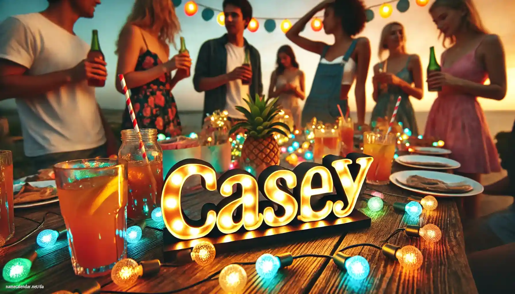 Fejring af navnedag og navn - Casey