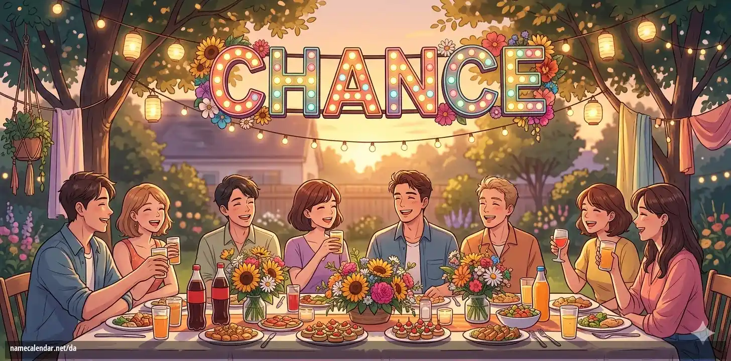 Fejring af navnedag og navn - Chance