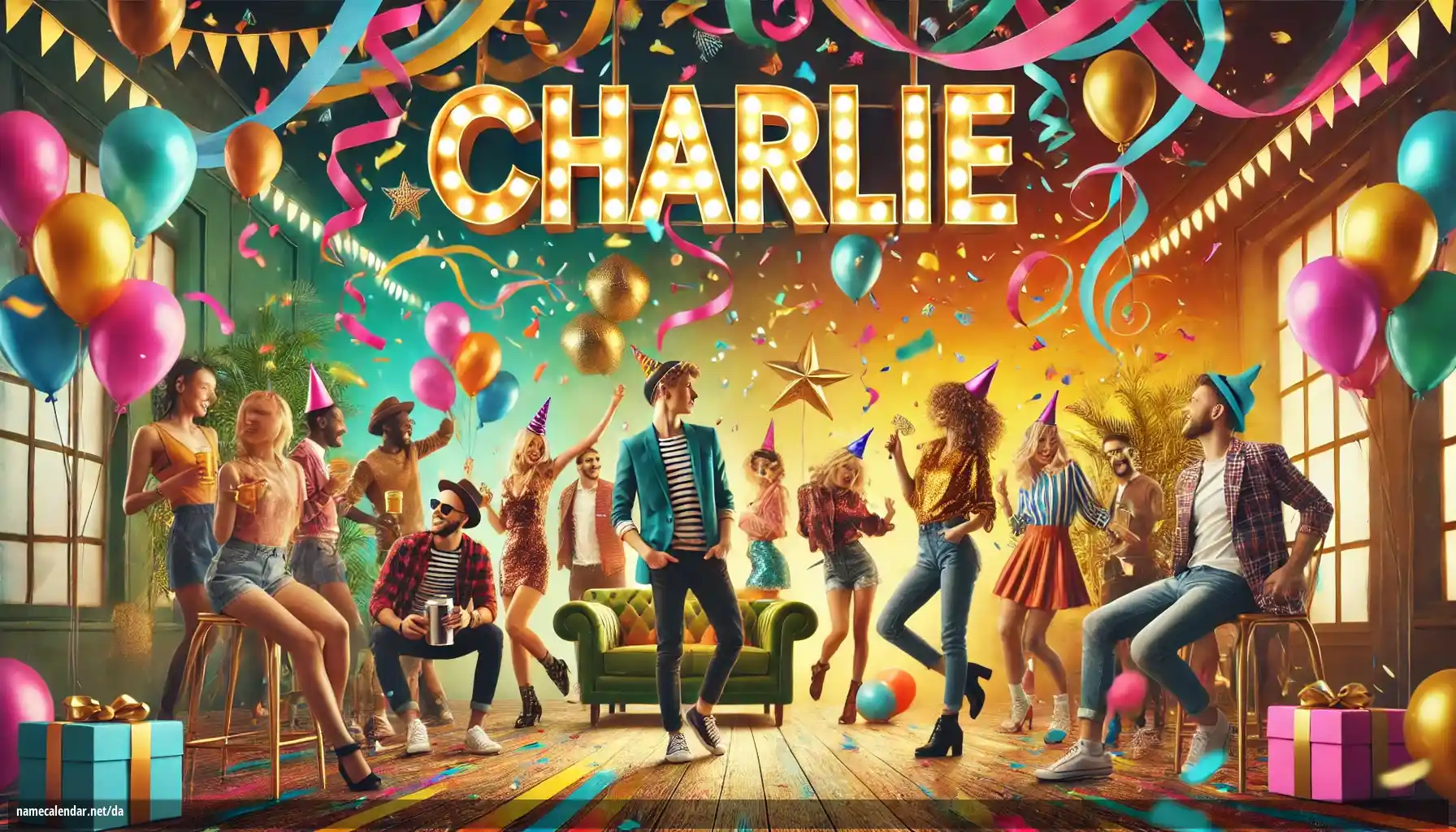 Fejring af navnedag og navn - Charlie