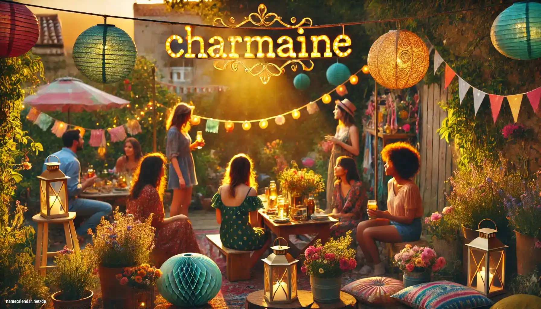 Fejring af navnedag og navn - Charmaine