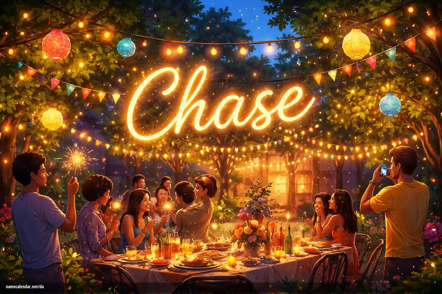 Fejring af navnedag og navn - Chase