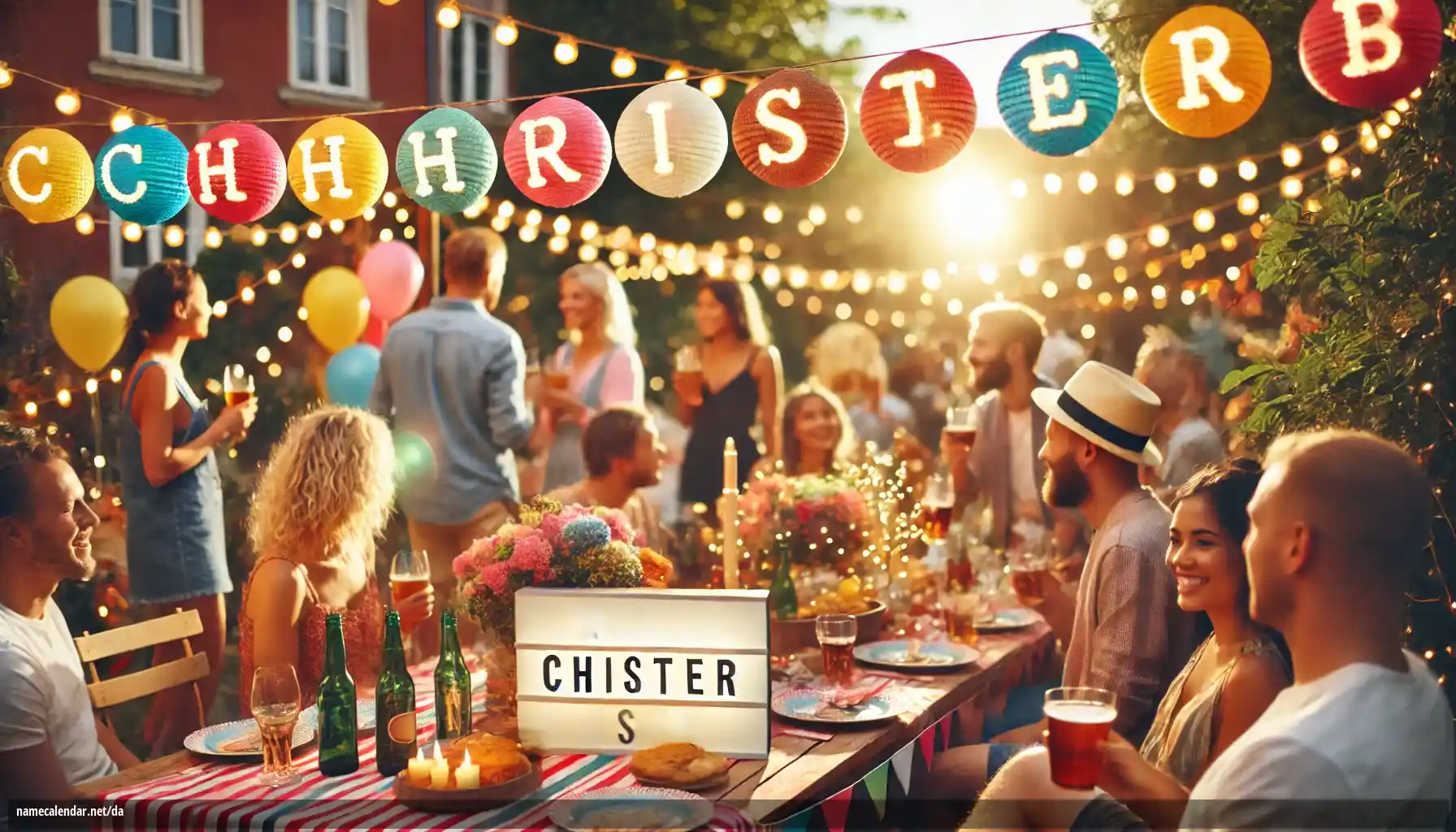 Fejring af navnedag og navn - Christer