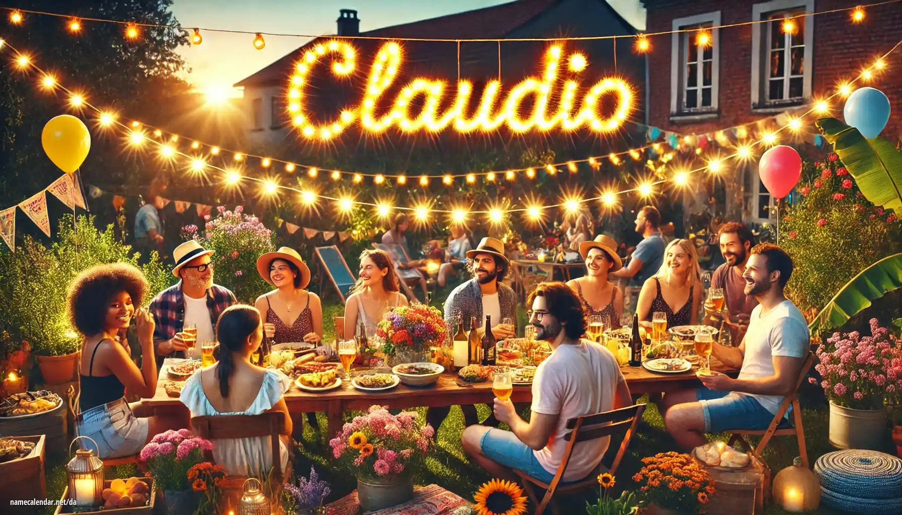 Fejring af navnedag og navn - Claudio