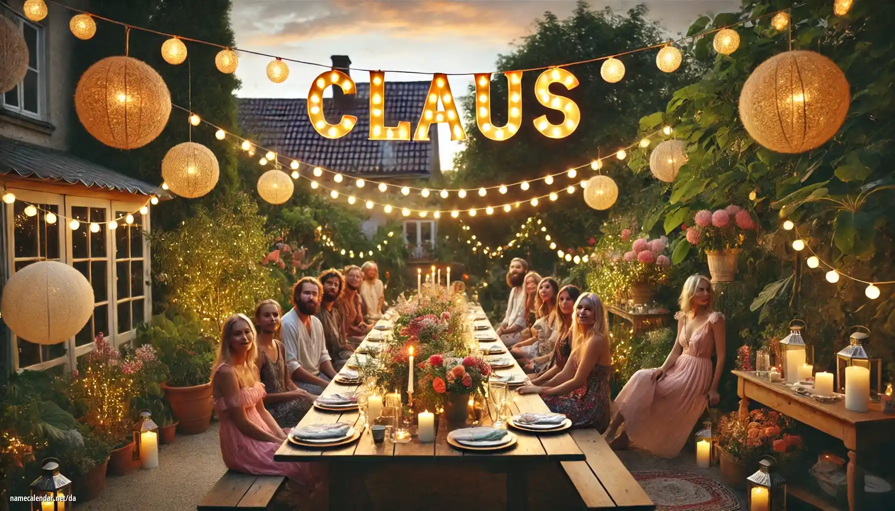 Fejring af navnedag og navn - Claus