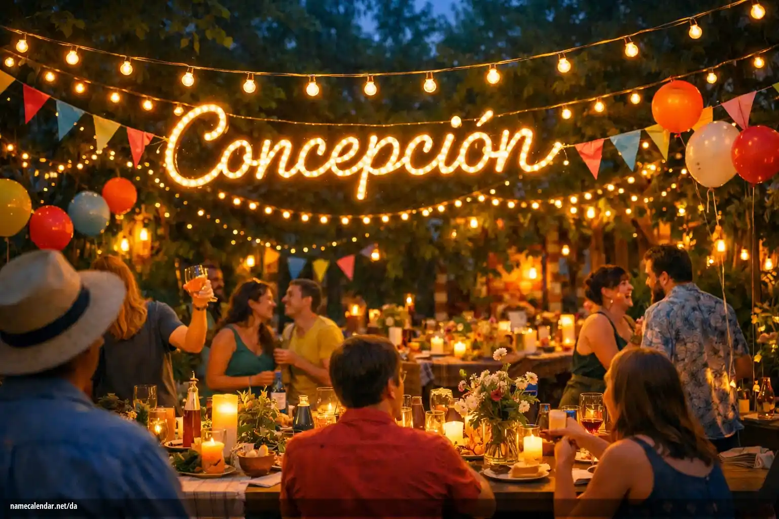 Fejring af navnedag og navn - Concepción