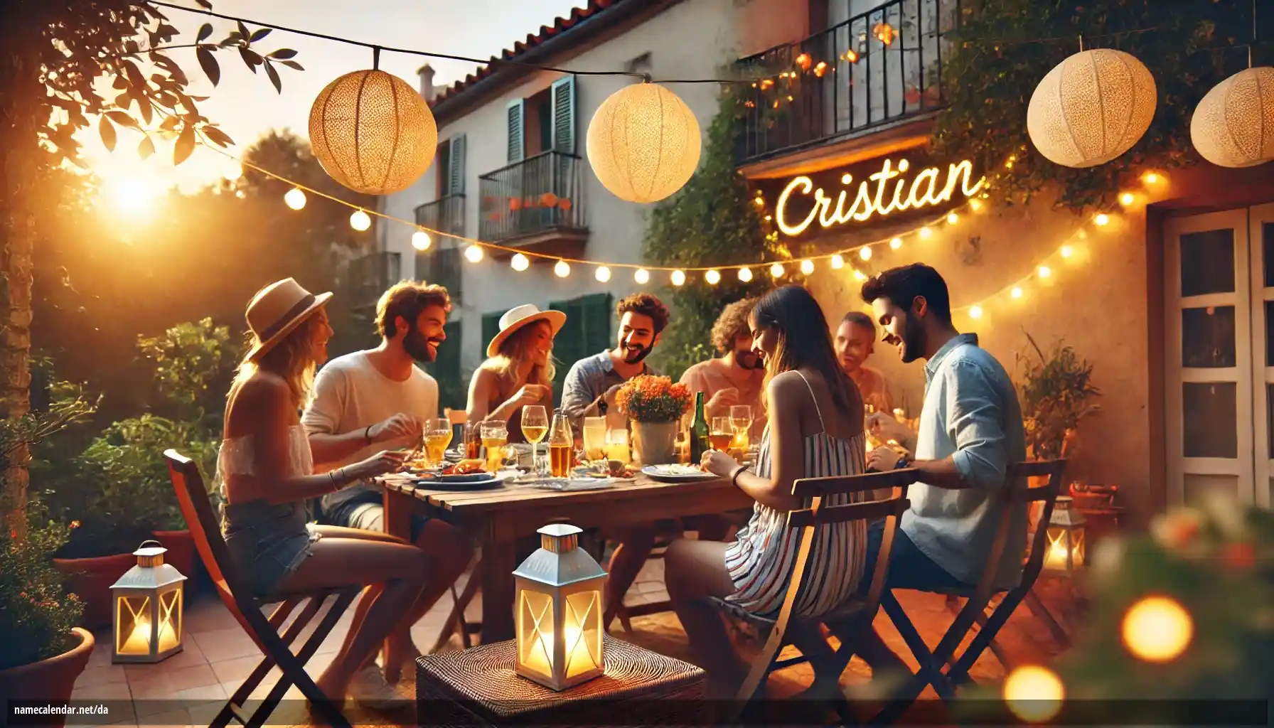 Fejring af navnedag og navn - Cristian