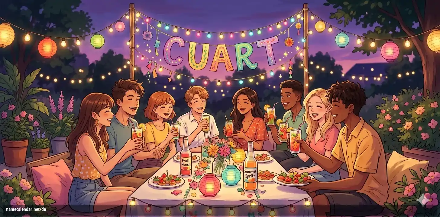 Fejring af navnedag og navn - Cuart