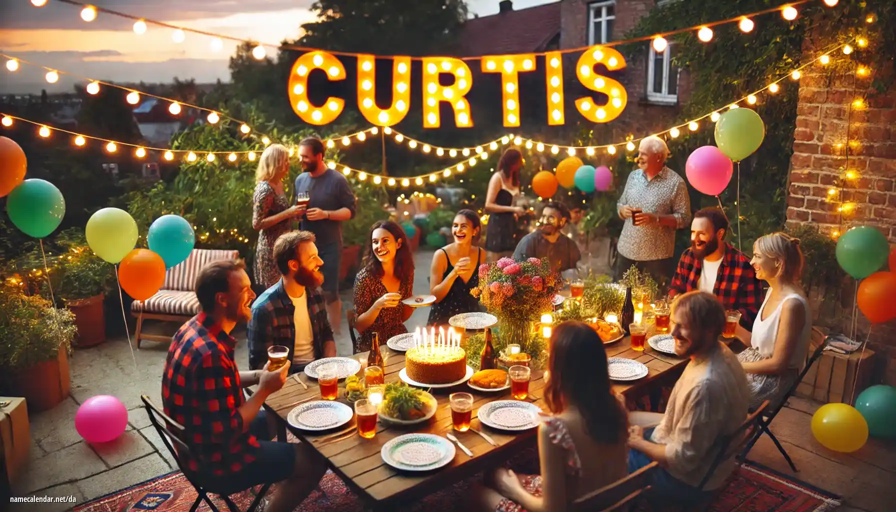 Fejring af navnedag og navn - Curtis