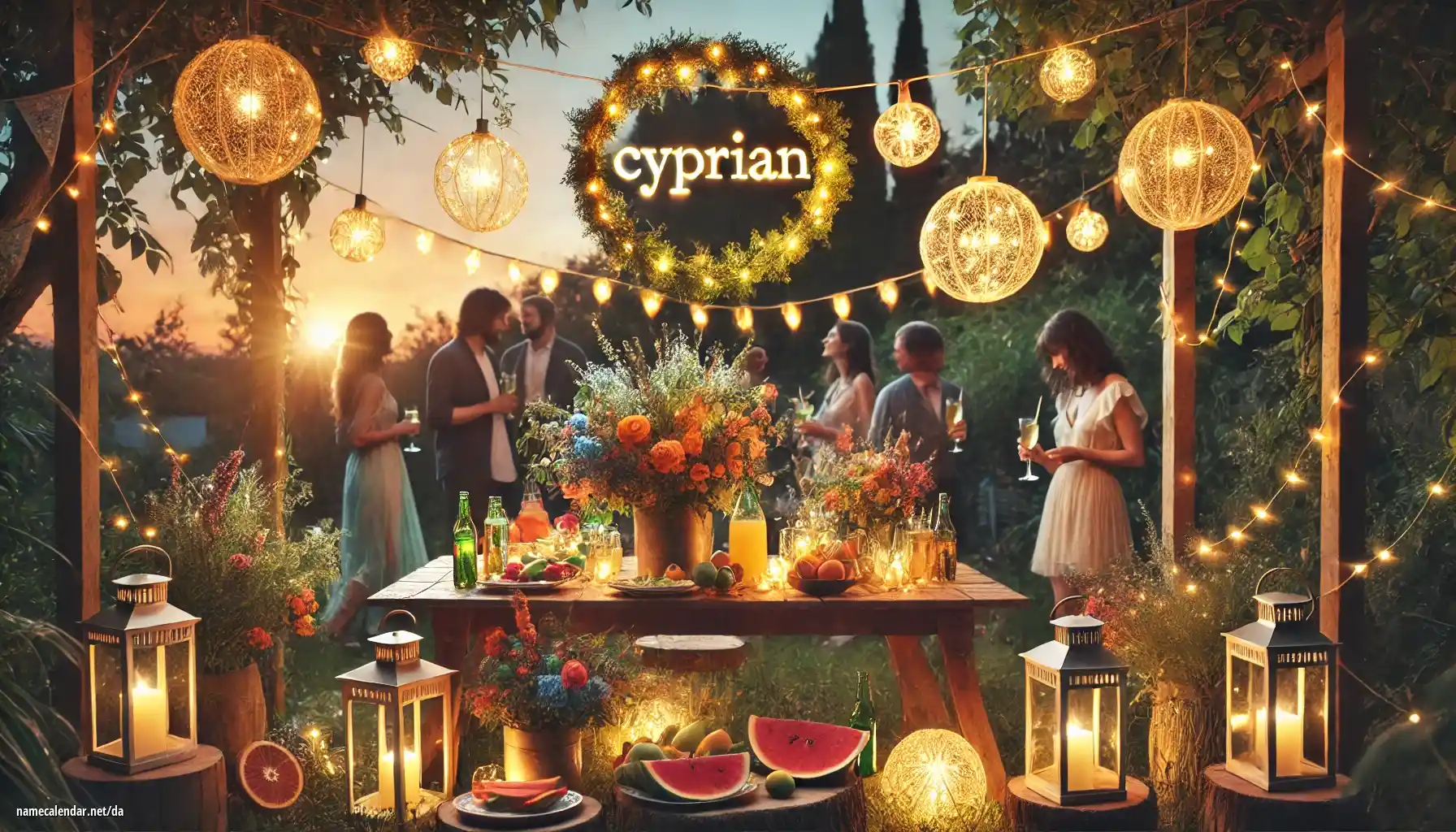 Fejring af navnedag og navn - Cyprián