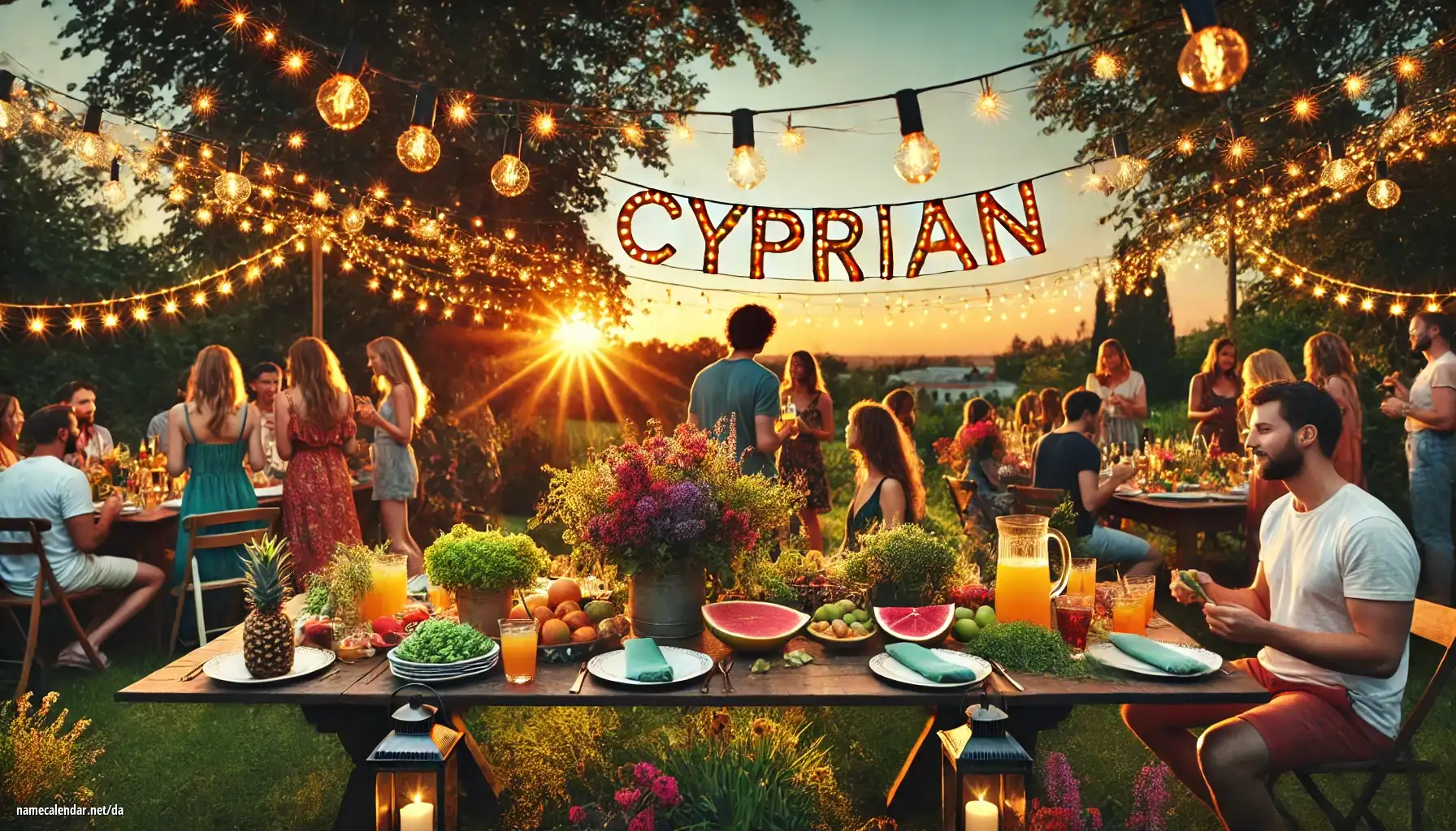 Fejring af navnedag og navn - Cyprian